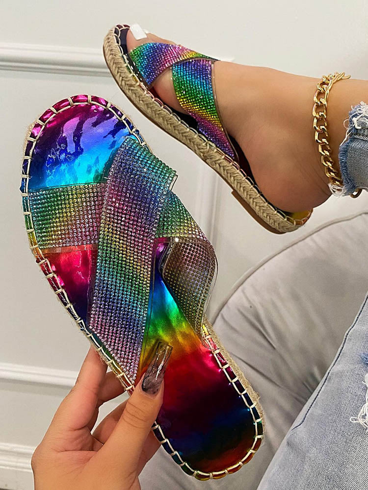 Rhinestone Sandals