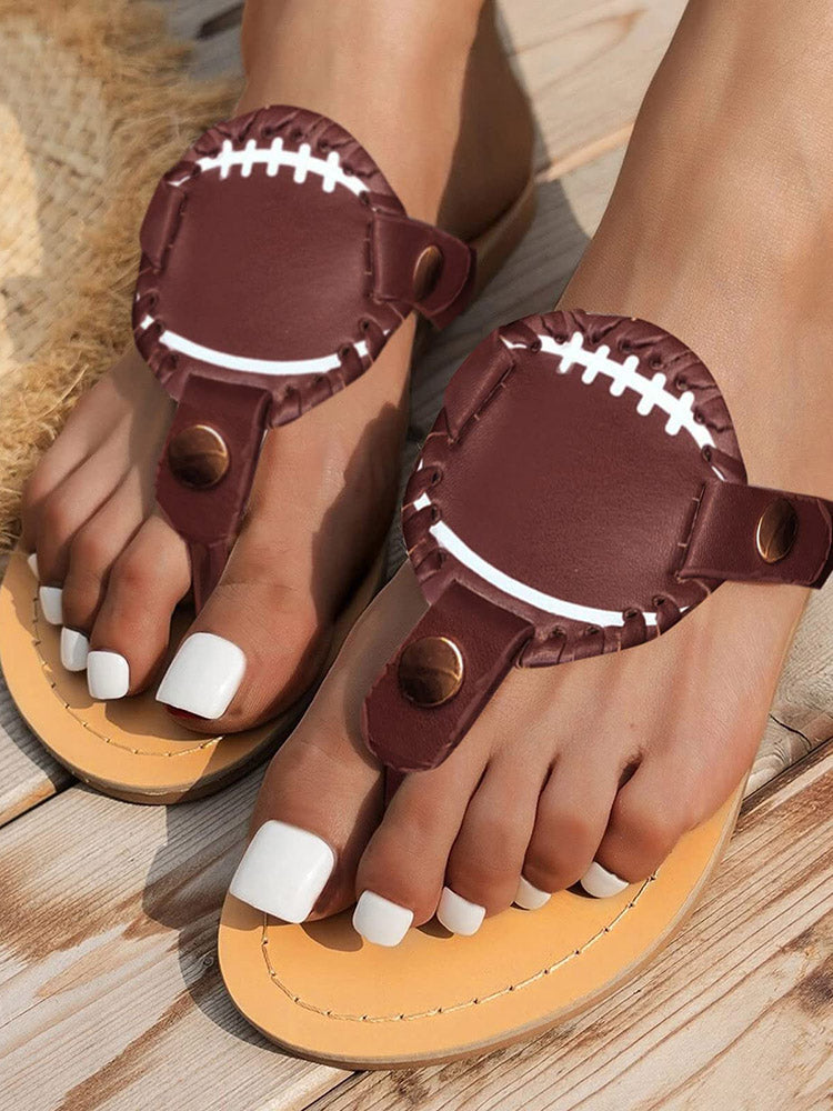 Baseball Flip-Flop Sandals