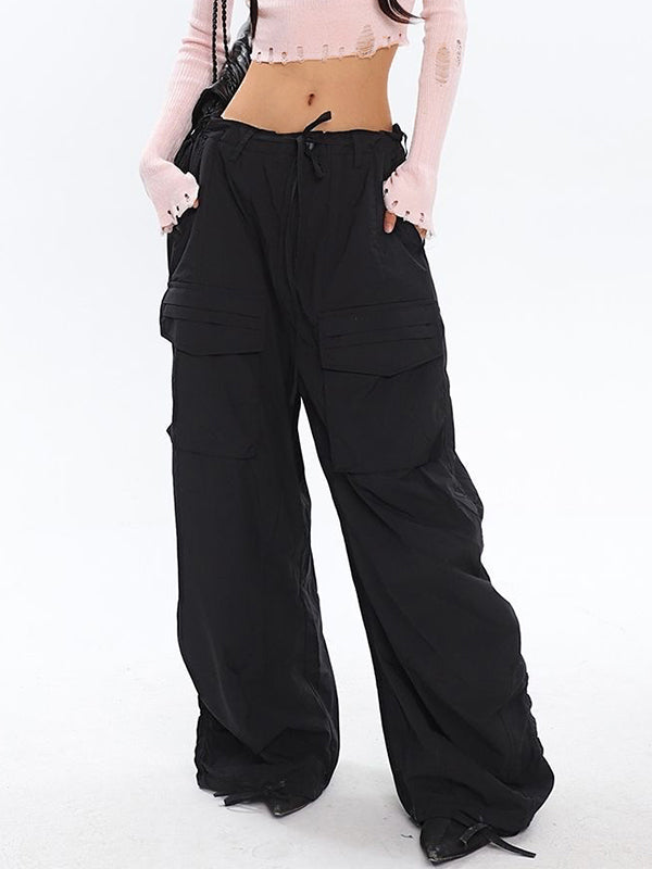 Ruched Y2K Baggy Cargo Pants