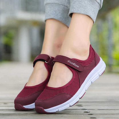 Women's Sneakers Breathable Mesh Sneakers Woman Vulcanize Shoes Comfort Walking Tennis Female Shoes Ladies Flats Zapatos Mujer