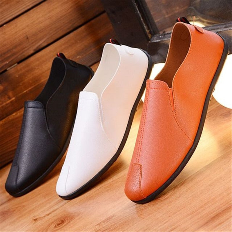 Men Loafers Shoes Spring  Fashion Boat Footwear Man Brand Leather Moccasins Men'S Shoes Men Comfy Drive Men's Casual Shoes