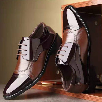 Luxury Business Oxford Leather Shoes Men Breathable Rubber Formal Dress Shoes Male Office Wedding Flats Footwear Mocassin Homme