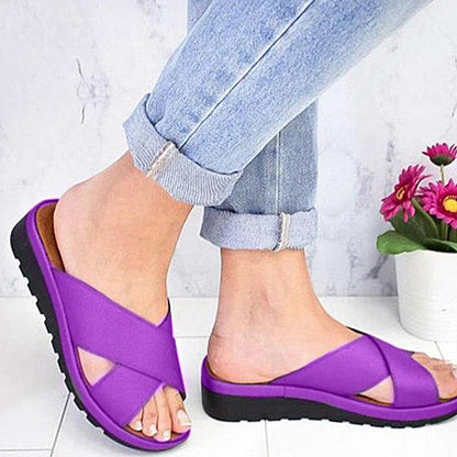 Women's Sandals Slip On Platform Shoes Woman Beach Outdoor Shoes Ladies Wedge Sandal Women Walking Female Chaussures Femme