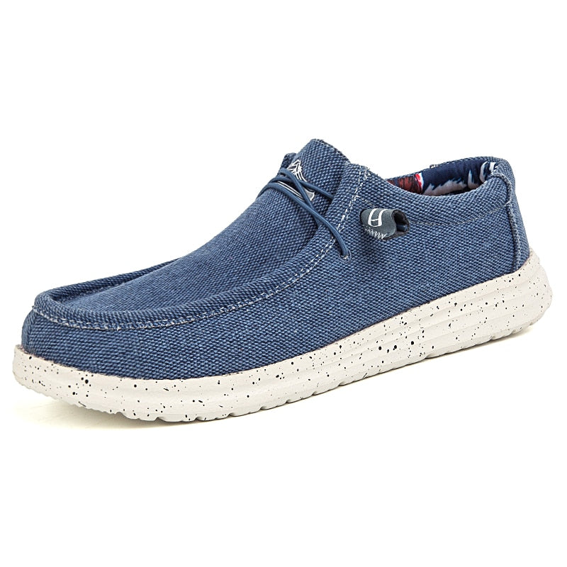 Large Size Outdoor Men's Casual Denim Canvas Shoes Vulcanize Shoes Fashion Luxury Style Designer Breathable Men Sneakers Loafers