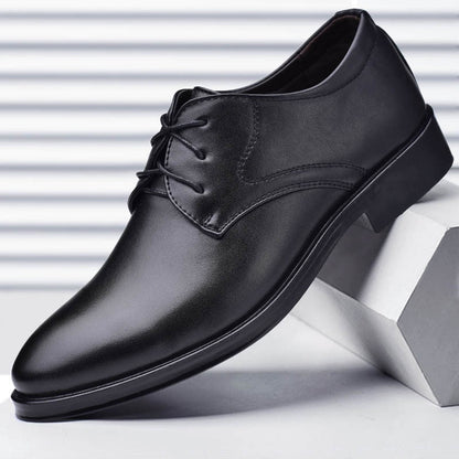 Men Leather Shoes Business Dress Shoes All-Match Casual Shoes Shock-Absorbing Footwear Wear-Resistant