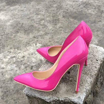 Futurecen Candy Color Women's Pointed Toe High Heels Cute Stilettos Pumps Elegant Ladies Party Sweet Shoes Customized Accept