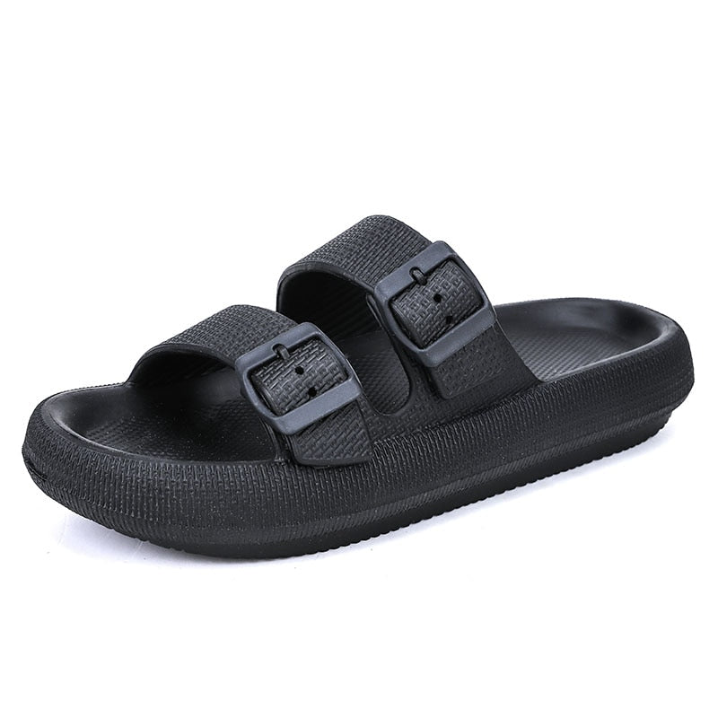 Summer Men Slippers Massage Clogs Casual Indoor Home Slides Bathroom Slippers Outdoor Flip Flops Quick Dry Beach Sandals Loafers