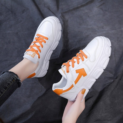 Fashion Student Women's New Spring Lolita Shoes Thick Bottom Cosplay College Platform Cute School Girls Running Sports Sneakers