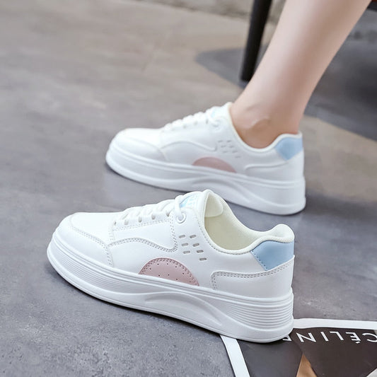 Autumn White Lolita Shoes Women Running Shoes Popular Female Flat Student Korean Fashion Casual Sweet Kawaii Cute Sneaker