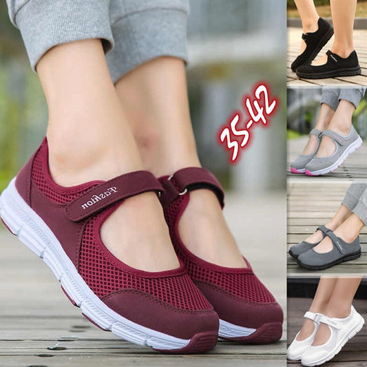 Women's Sneakers Breathable Mesh Sneakers Woman Vulcanize Shoes Comfort Walking Tennis Female Shoes Ladies Flats Zapatos Mujer