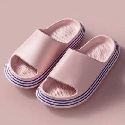 Summer Slippers Shower Sandal EVA Massage Drainage Holes Non-Slip Light Bathroom Indoor Women Men Flip Flops Pool Shoes Slide