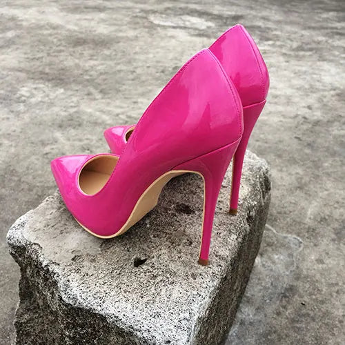 Futurecen Candy Color Women's Pointed Toe High Heels Cute Stilettos Pumps Elegant Ladies Party Sweet Shoes Customized Accept