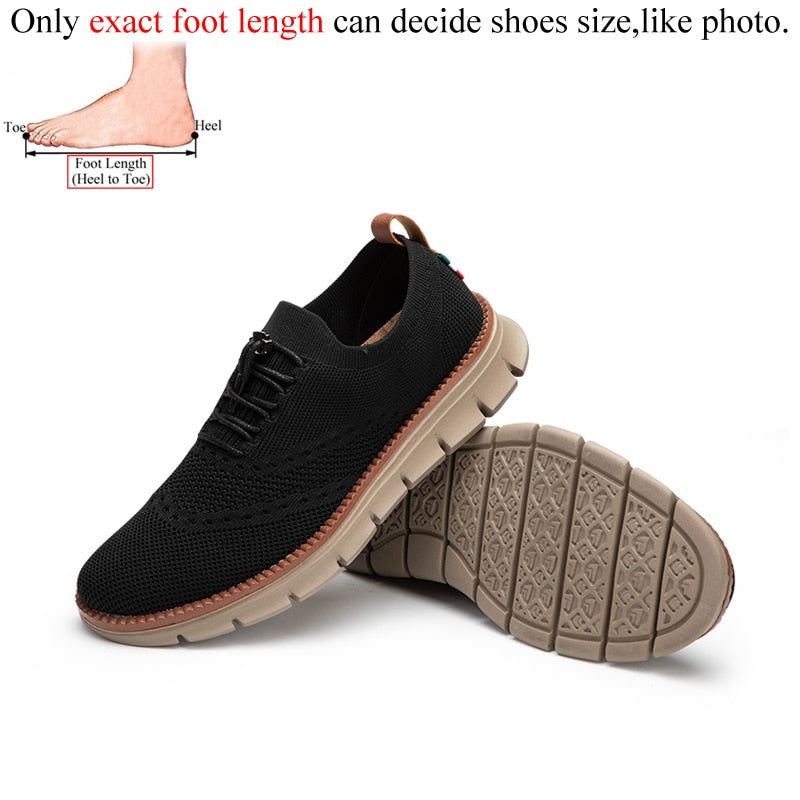 Summer Mesh Men Casual Shoes Non-Leather Lightweight Breathable Big Foot Plus Size 49 50 51 52 53 54