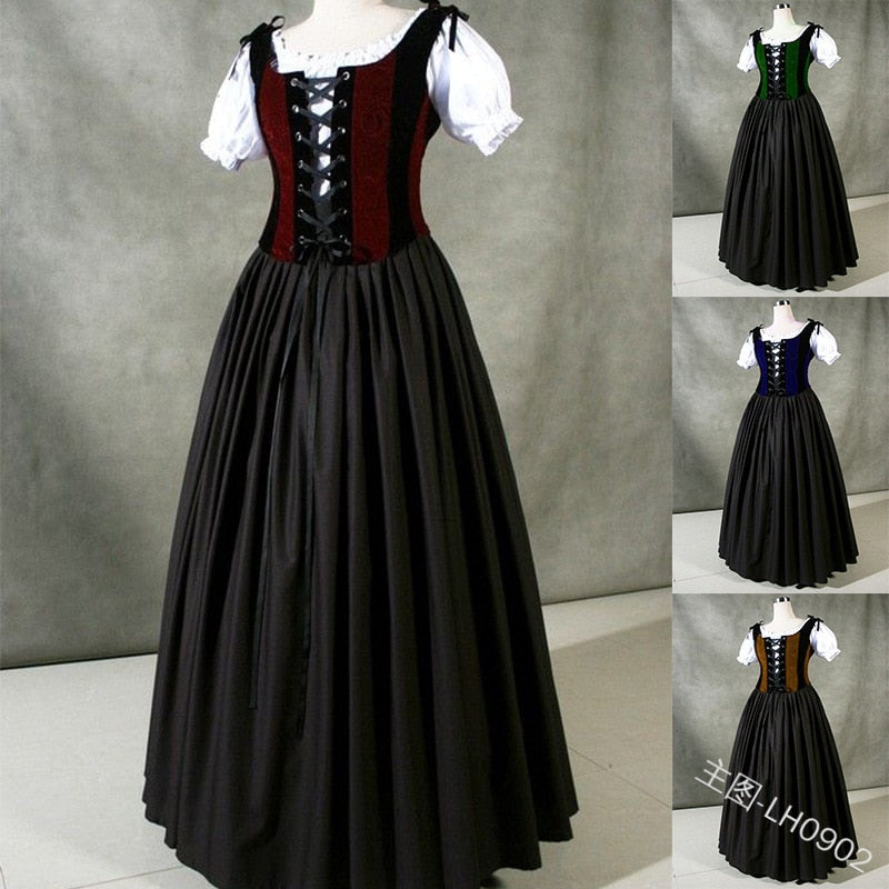 Gothic palace sweet lolita dress vintage square collar puff sleeve high waist victorian dress kawaii girl gothic lolita op cos