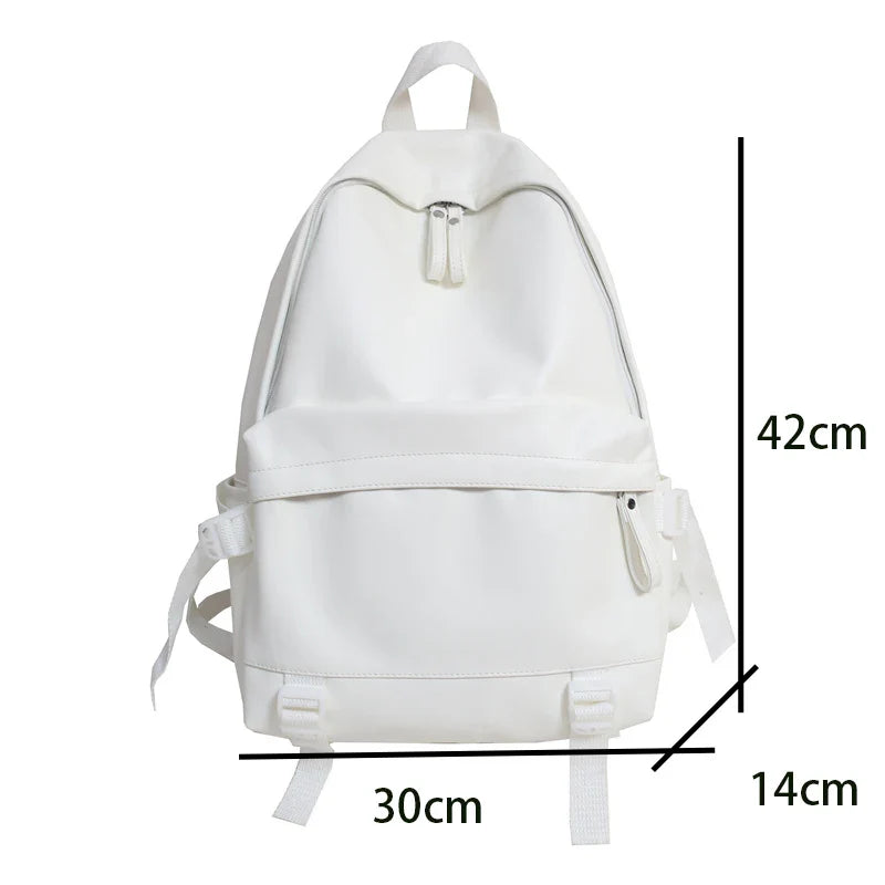 binfenxie Large Backpack Women Leather Rucksack Women's Knapsack Travel Backpacks Shoulder School Bags for Teenage Girls Mochila Back Pack