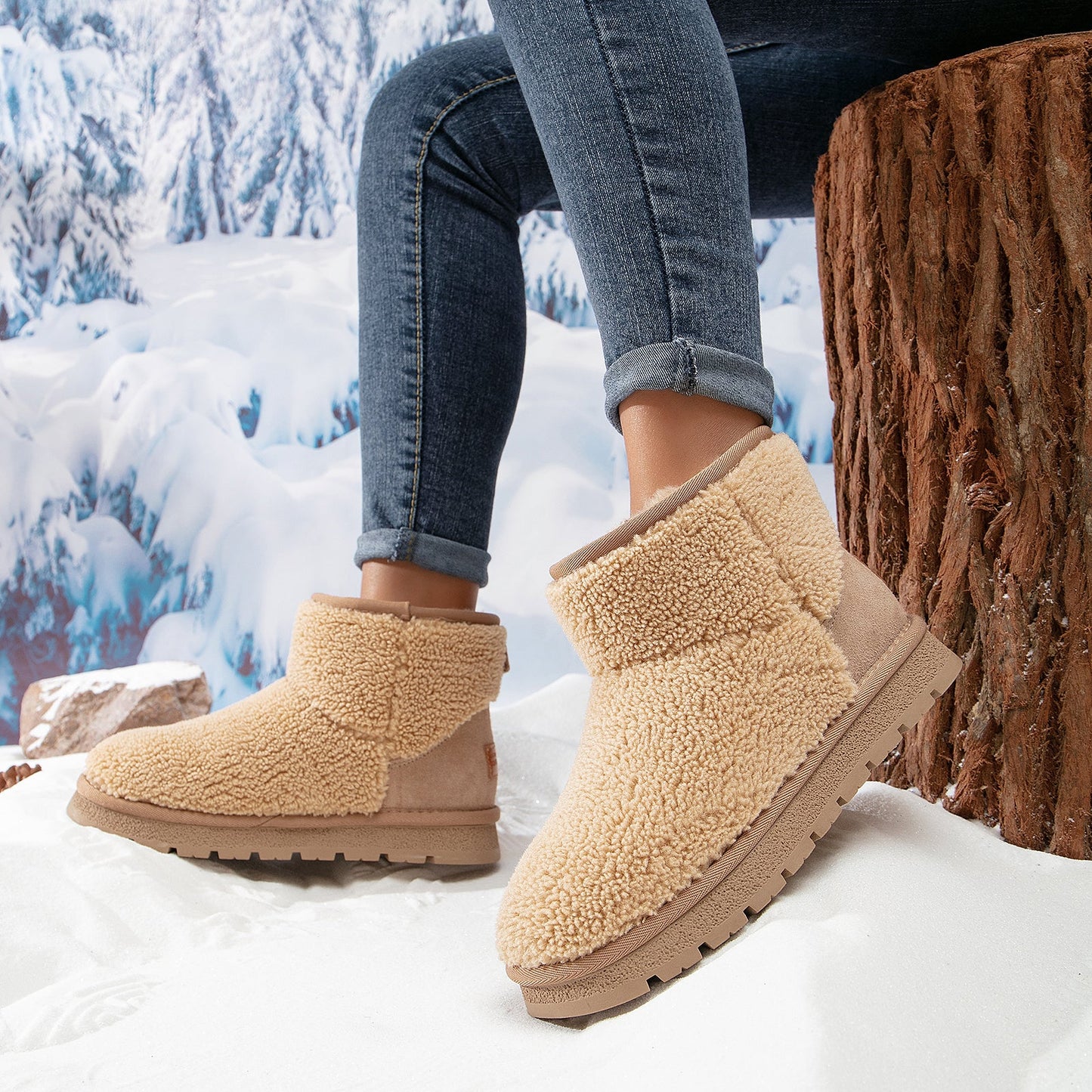 Women Platform Daily Winter & Snow Boots