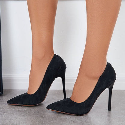 Women Pointed Toe High Heel Pumps Classic Stilettos Dress Shoes