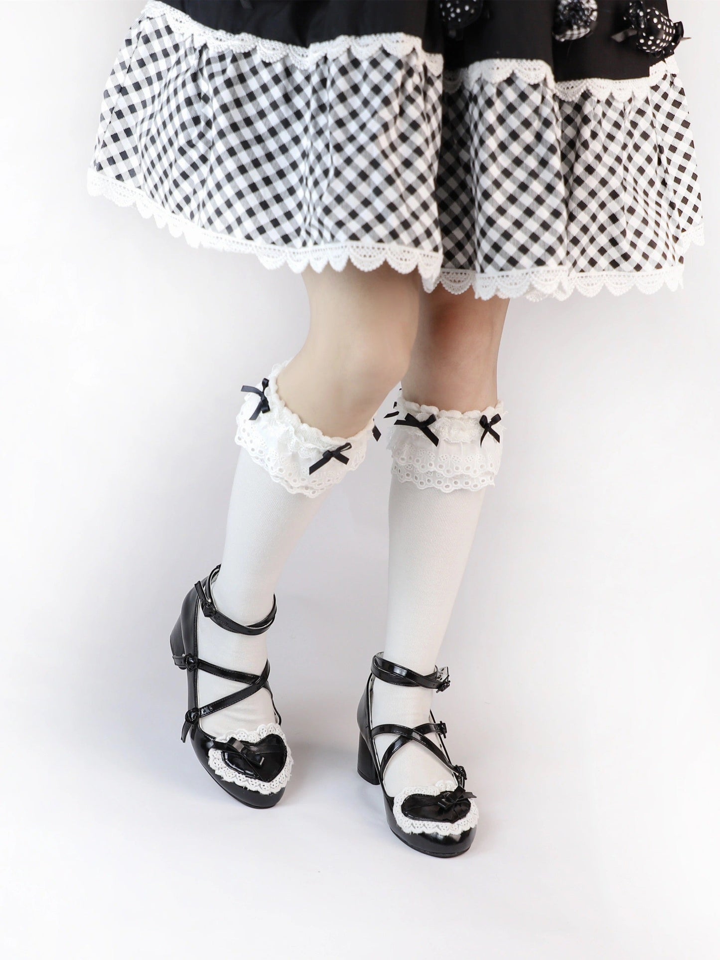 ♡ Vintage Cream Cake ♡ - Mid-Heel/Platform Shoes