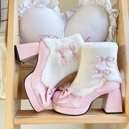 ♡ Winter Love ♡ - High Heel Bootie