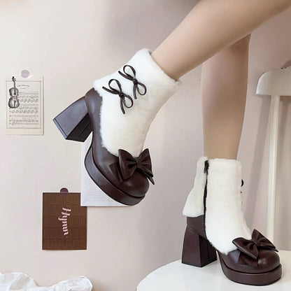 ♡ Winter Love ♡ - High Heel Bootie