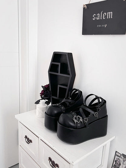 ♡ Little Demon ♡ - Dolly Platform Shoes