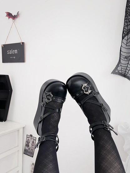 ♡ Little Demon ♡ - Dolly Platform Shoes