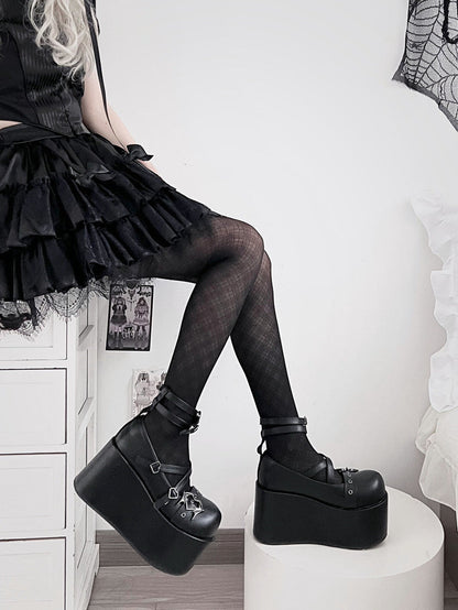 ♡ Little Demon ♡ - Dolly Platform Shoes