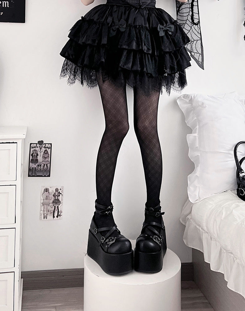 ♡ Little Demon ♡ - Dolly Platform Shoes