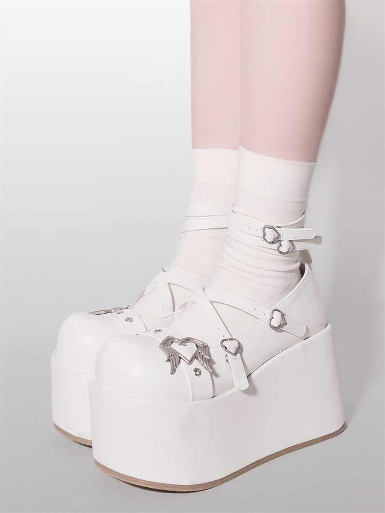 ♡ Little Demon ♡ - Dolly Platform Shoes