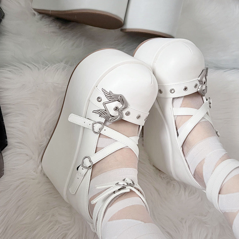 ♡ Little Demon ♡ - Dolly Platform Shoes