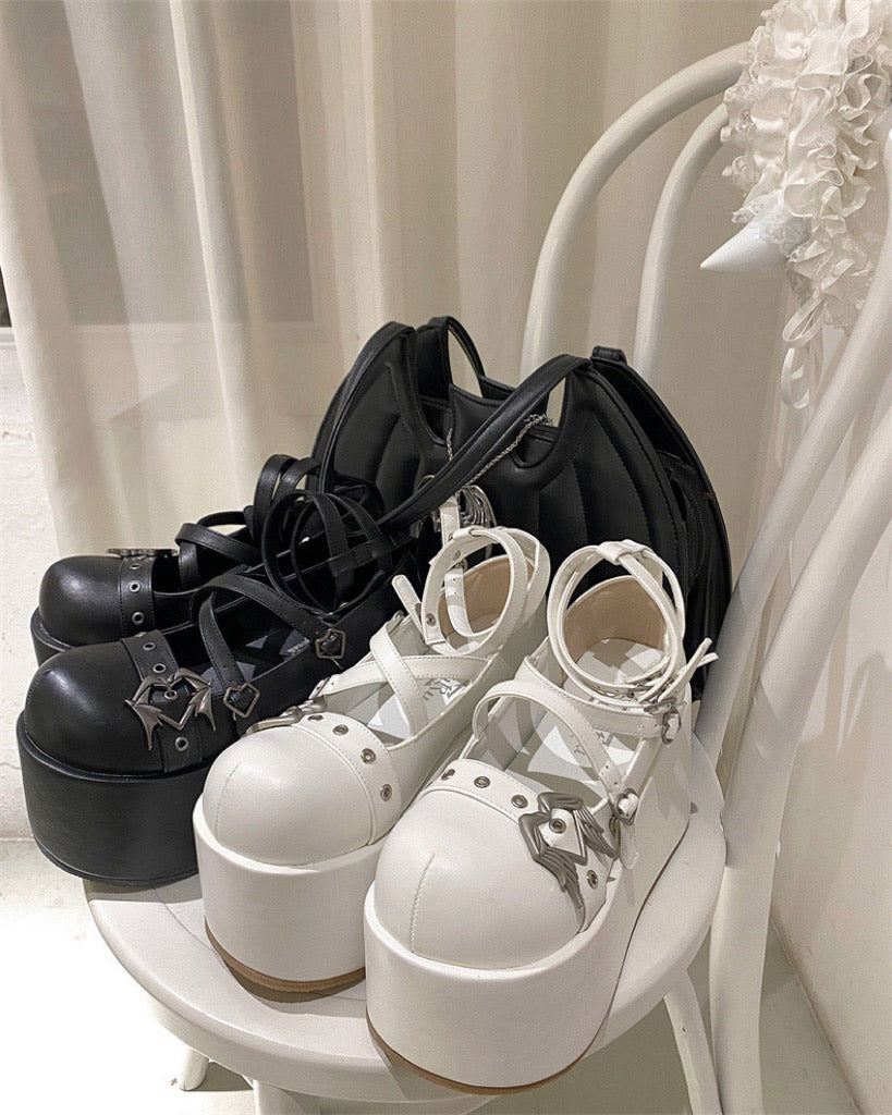 ♡ Little Demon ♡ - Dolly Platform Shoes