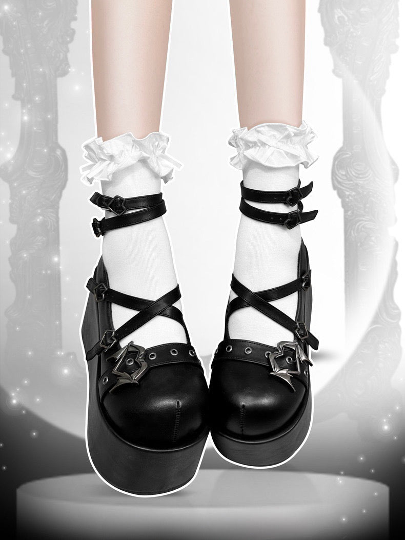 ♡ Little Demon ♡ - Dolly Platform Shoes