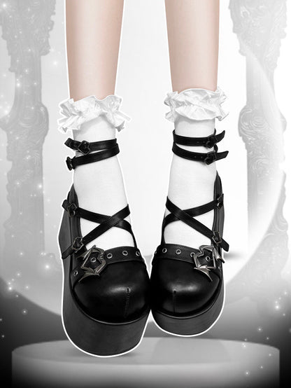 ♡ Little Demon ♡ - Dolly Platform Shoes