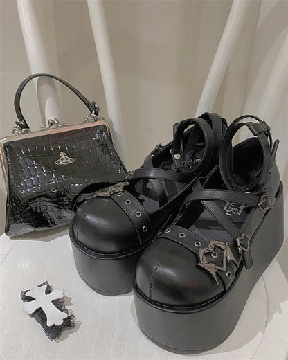 ♡ Little Demon ♡ - Dolly Platform Shoes