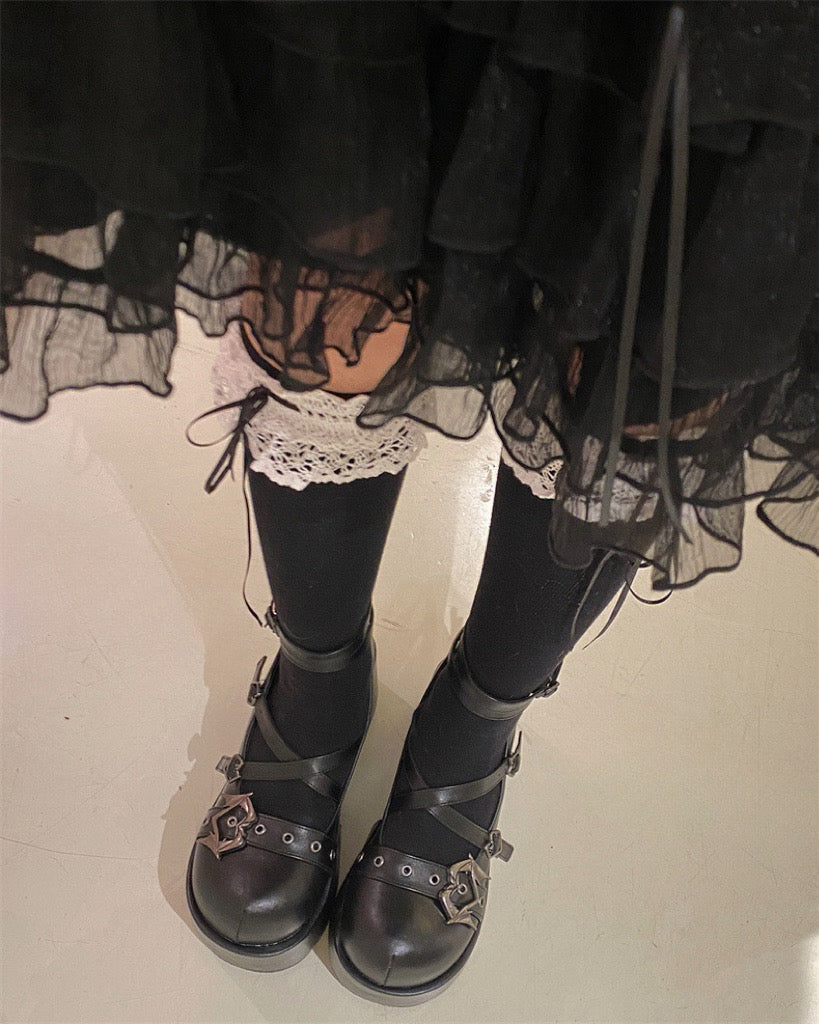 ♡ Little Demon ♡ - Dolly Platform Shoes