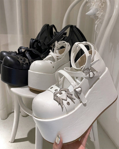 ♡ Little Demon ♡ - Dolly Platform Shoes