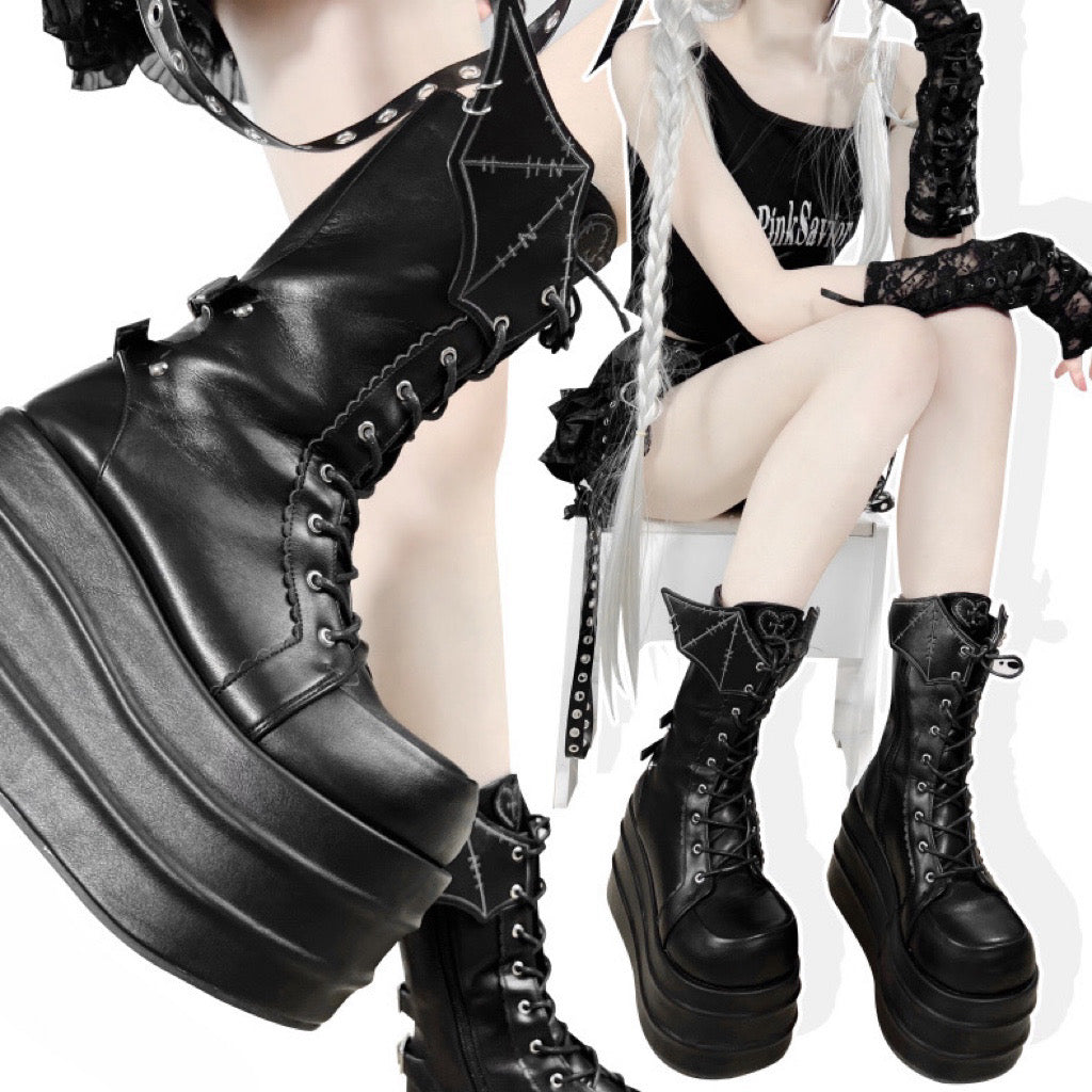 ♡ Wing ♡ - Dolly Platform Shoes