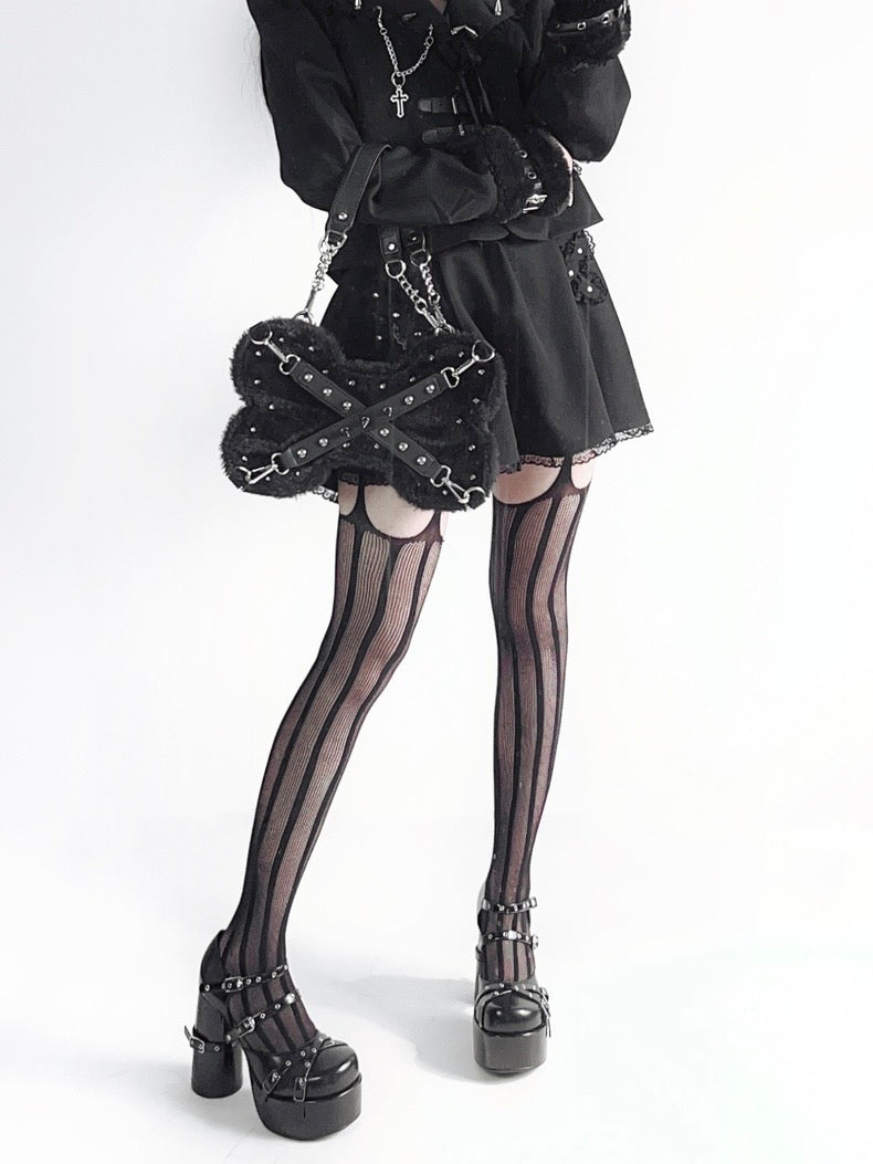 ♡ Sin and Love ♡ - Goth Platform Shoes