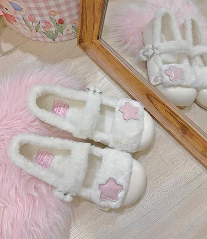 ♡ Little Lucky ♡ - Fluffy Flat Shoes