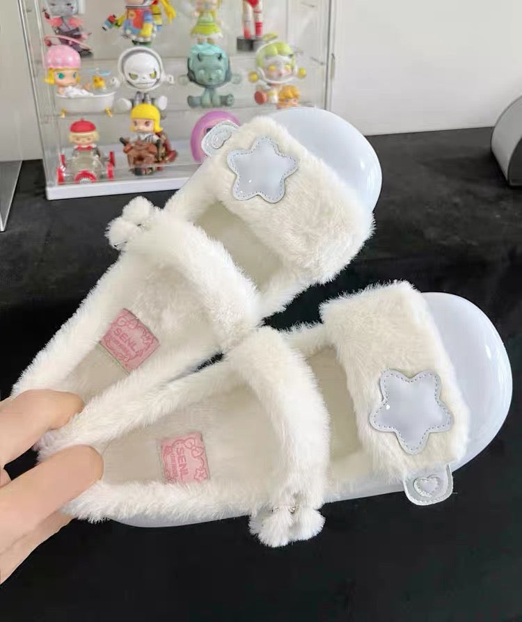 ♡ Little Lucky ♡ - Fluffy Flat Shoes