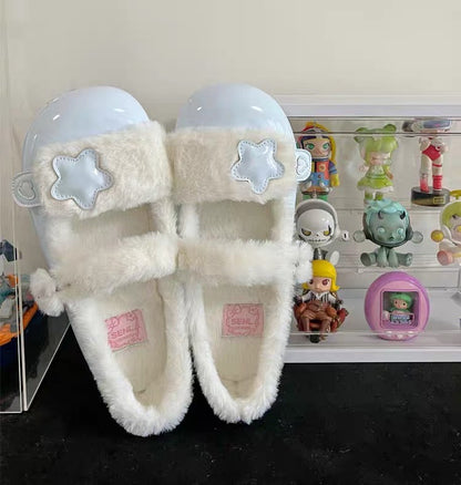 ♡ Little Lucky ♡ - Fluffy Flat Shoes