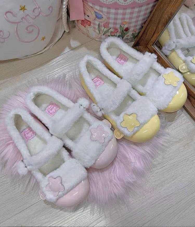 ♡ Little Lucky ♡ - Fluffy Flat Shoes