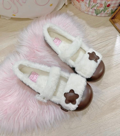 ♡ Little Lucky ♡ - Fluffy Flat Shoes