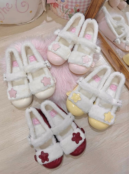 ♡ Little Lucky ♡ - Fluffy Flat Shoes