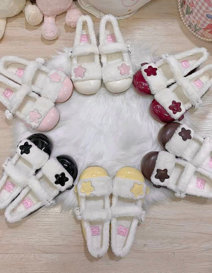 ♡ Little Lucky ♡ - Fluffy Flat Shoes