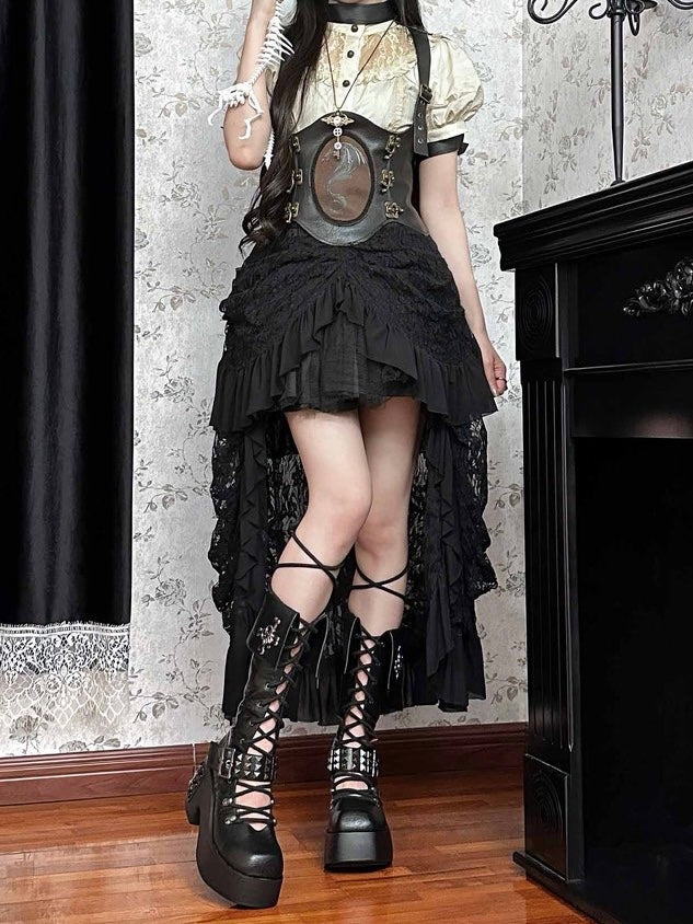 ♡ Sirenia ♡ - Punk Platform Shoes