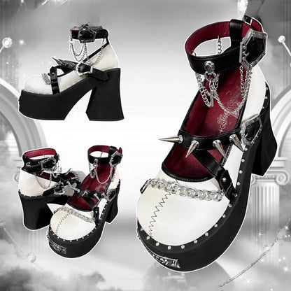 ♡ Dark Rose Witch ♡ - Dolly Platform Shoes