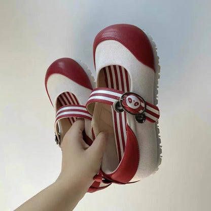 ♡ Cute Panda ♡ - Flat Shoes