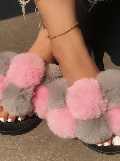 Pom Pom Slippers