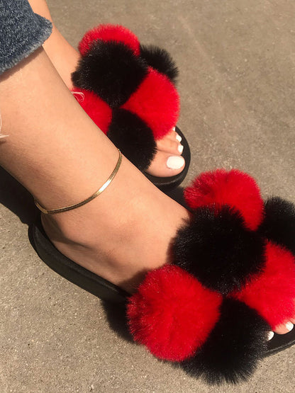 Pom Pom Slippers